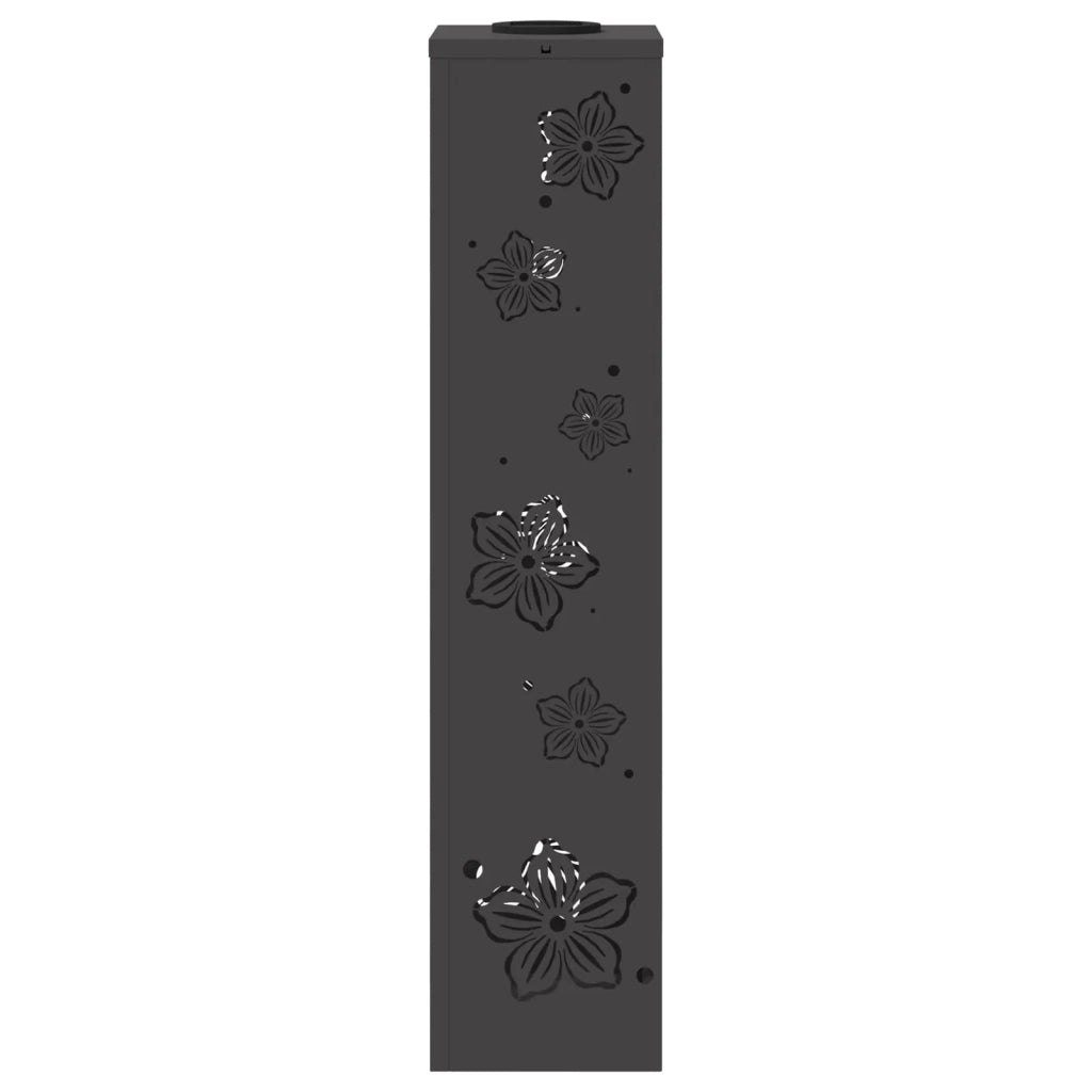 Faro LED solare per sentieri 2 pz Nero CFW6554703