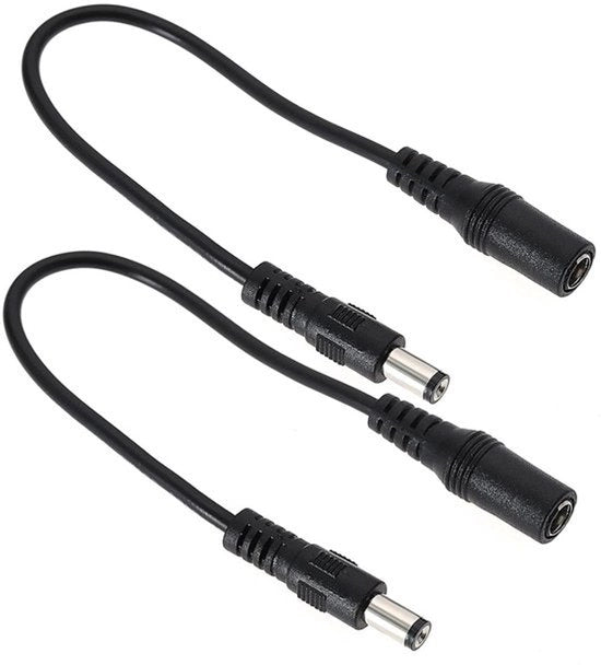 Omvormer Cavo - Compatibile con Tastiera e Altoparlante - Polarità Inversa - 15 cm Nero