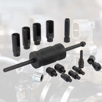 Set di estrattori per iniettori diesel Attrezzi per autoveicoli Con martello a scorrimento