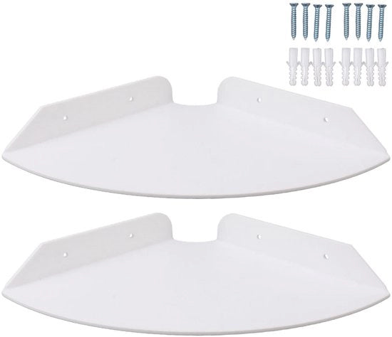 Pannello di supporto galleggiante - Pannello di parete in legno - Bagno/Cucina - Installazione semplice - Compacto 3x21x21 cm - Leggero 400g