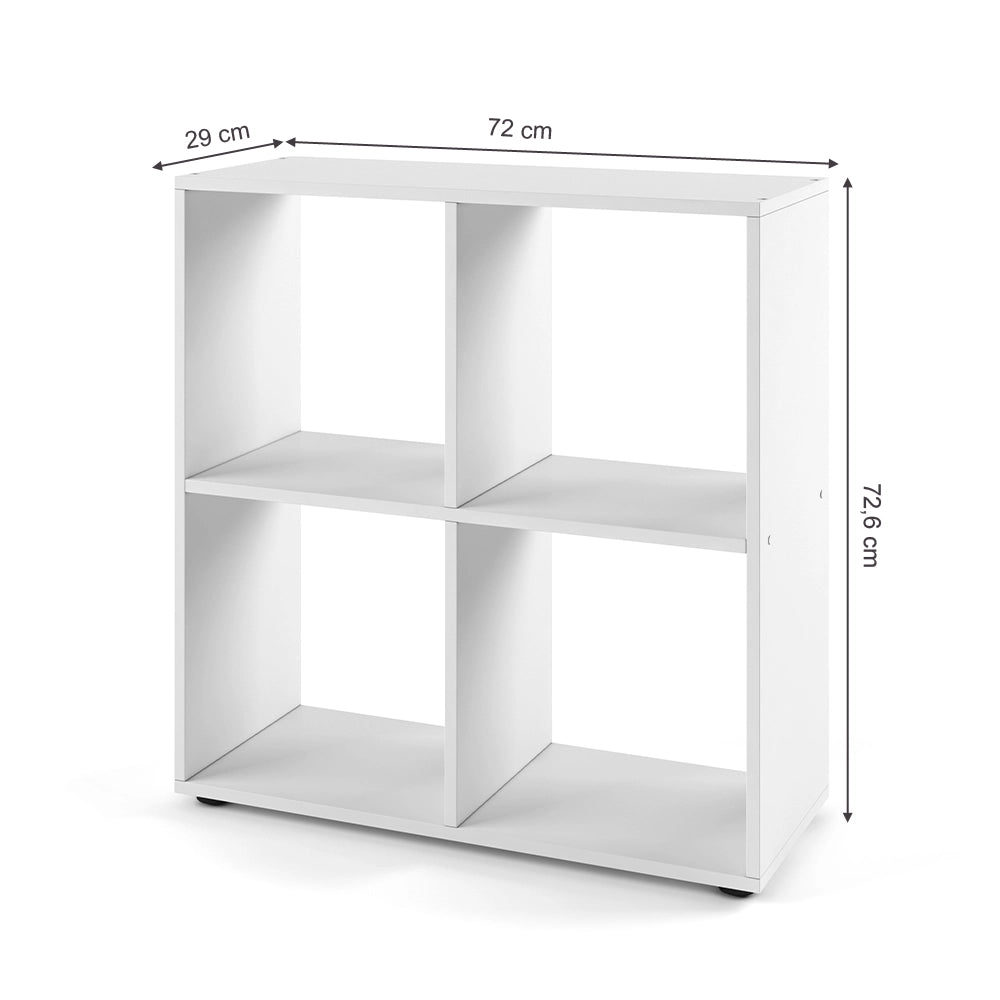 Vicco Scaffale Bianco 72.6 x 72 cm