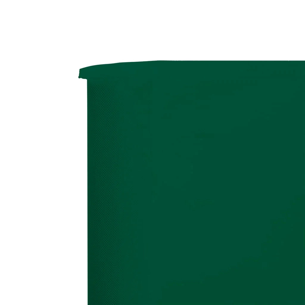 Schermo divisorio in tessuto a 9 pannelli 1200 x 120 cm verde 02_0008859