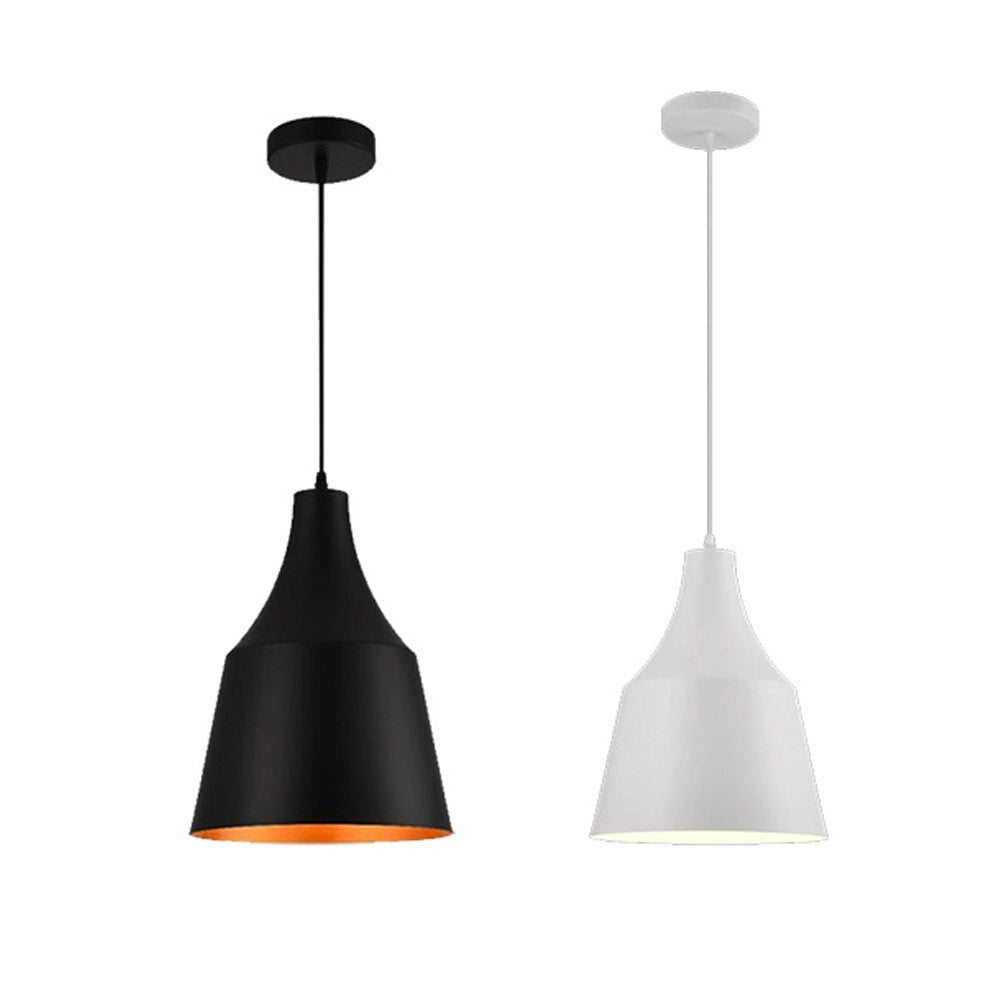 Trade Shop - Lampadario A Sospensione Da Soffitto Moderno Con Paralume A Cupola Con Attacco E27 B46 -