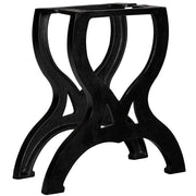 Gambe per Tavolino da CaffÃ¨ 2 pz a Forma di X in Ghisa cod mxl 56171