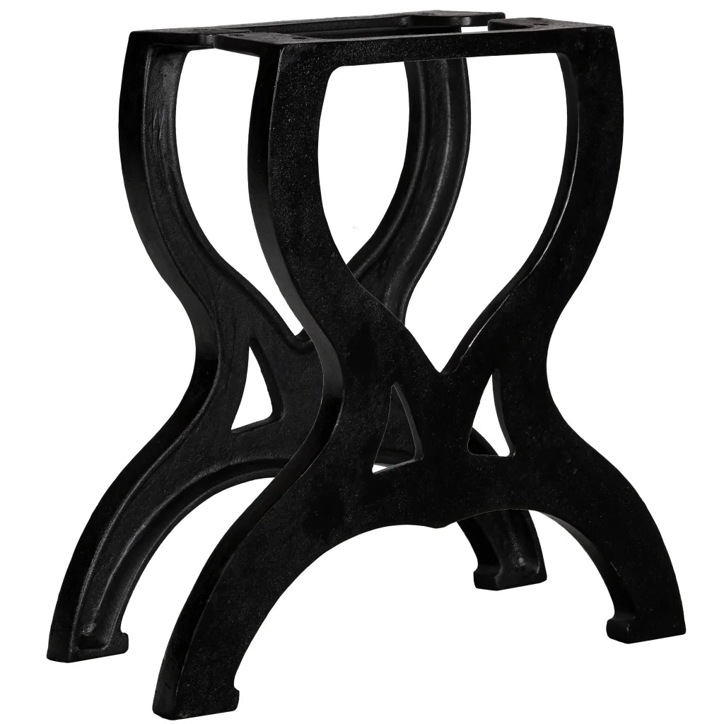 Gambe per Tavolino da CaffÃ¨ 2 pz a Forma di X in Ghisa cod mxl 56171