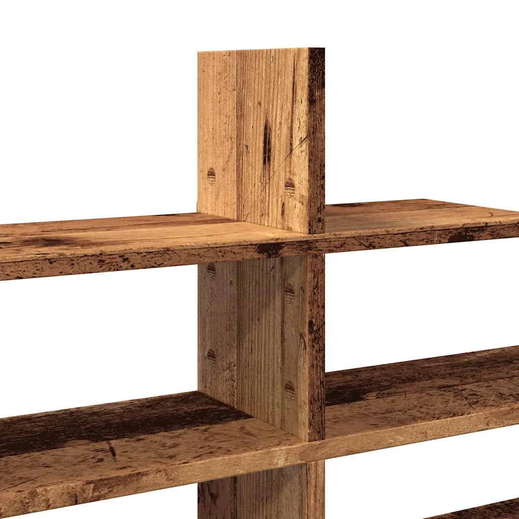 Scaffale a Parete Legno Vecchio 124,5x18x60,5 cm in Truciolato