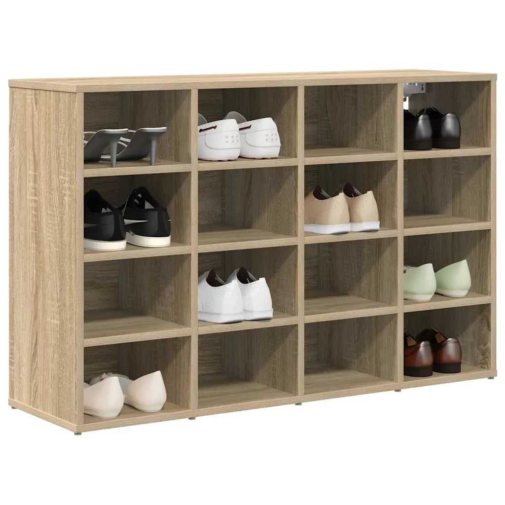 vidaXL Scarpiera rovere sonoma 103 x 30 x 67 cm Legno multistrato