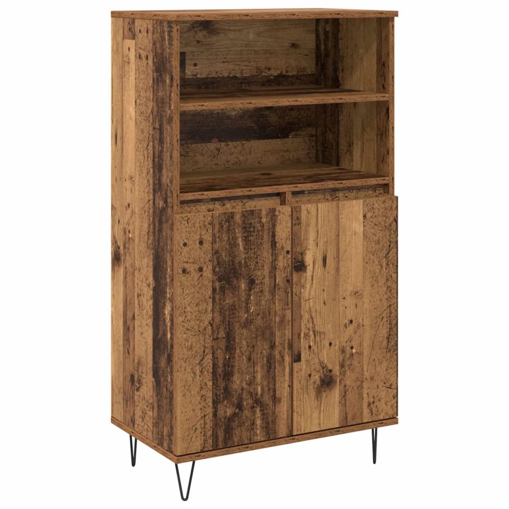 Credenza Marrone 60 x 36 x 110 cm Legno multistrato 879619