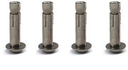 Bout M10*80 Finito con cura - Acciaio inossidabile - Chiave a 6 lobi - 4 pezzi - Duraturo - Resistente alla corrosione - Viti