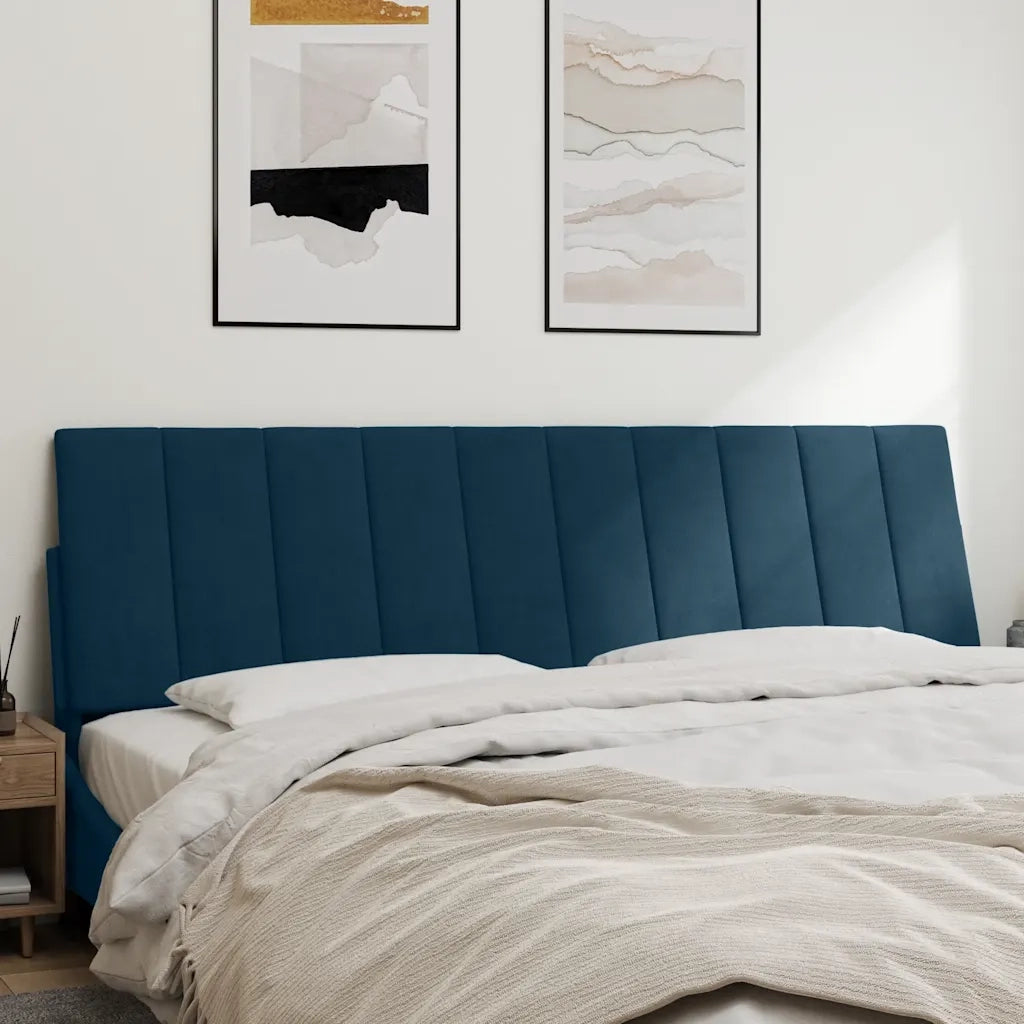 Cuscino Testiera Blu 180 cm in Vellutocod mxl 112384
