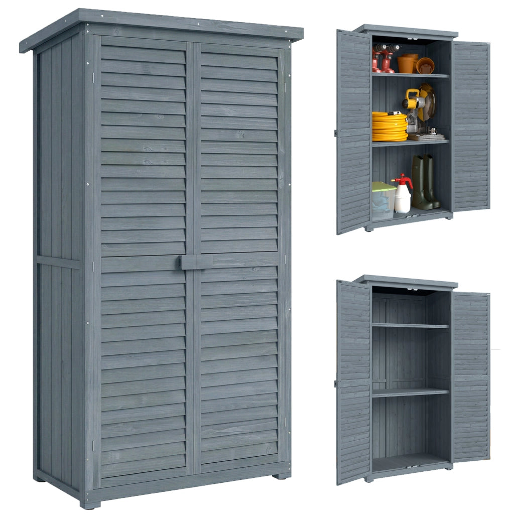 Casetta in Legno ¨C zephmum ¨C 87x46.5x160 cm Grigio
