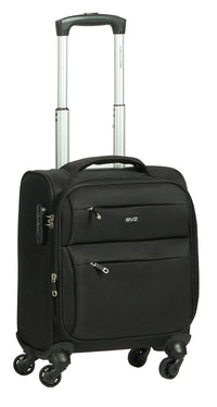 Trolley Valigia Bagaglio a Mano Morbida in Poliestere 4 Ruote  Ravizzoni Singapore Nero