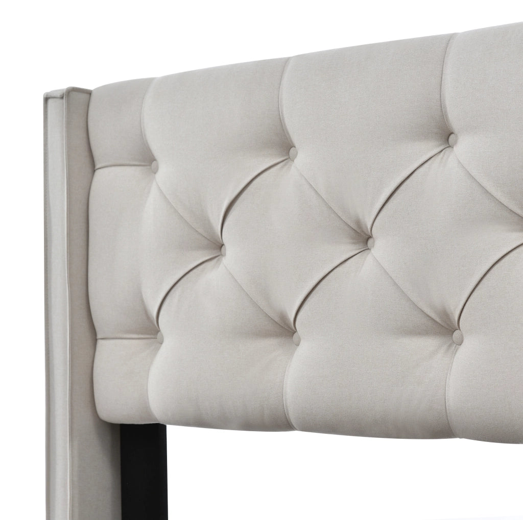 Letto imbottito idraulico 90x200 cm grigio chiaro con materasso H3 e vano contenitore