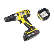 Trade Shop - Trapano Avvitatore Cordless Doppia Batteria A Litio 18v Led Indicatore Batteria -