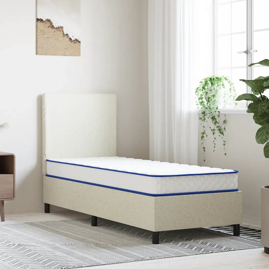 Materasso Viscoelastico Bianco 80x200x17 cm Morbido 4013417