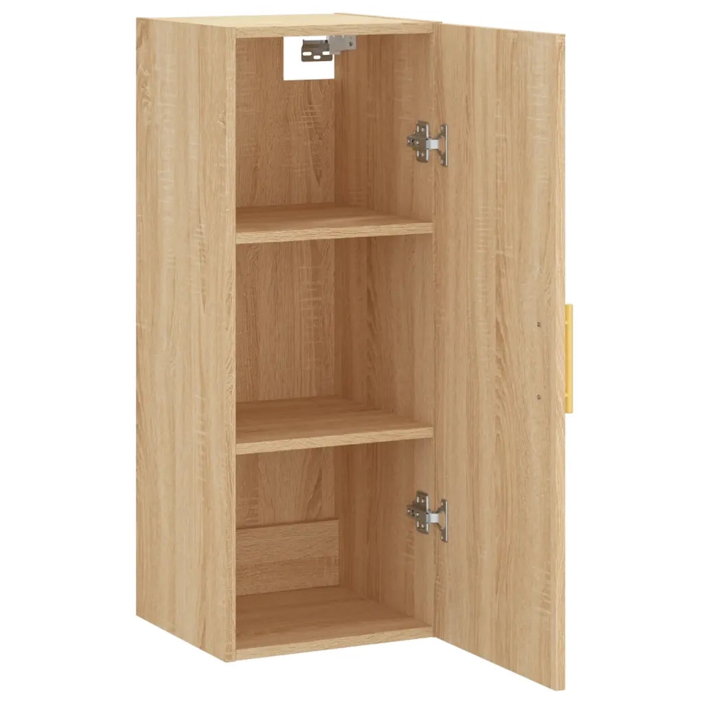 vidaXL Mobile a Parete Rovere Sonoma 34,5x34x90 cm