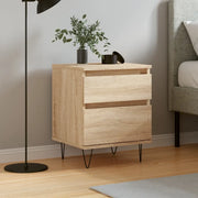 Comodino Rovere Sonoma 40x35x50 cm in Legno Multistrato 830674