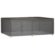 Copertura Mobili Giardino | Telone per mobili da esterni 12 Occhielli 230x165x80 Rettangolare