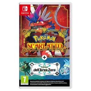 Switch Pokemon Scarlatto + DLC Il Tesoro dell'Area Zero