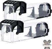 Due Trappole per Topi - Trappole per Topi per Interno - Trappole per Topi - Trappole per Topi Amichevoli - Veleno per Topi - Trappola per Ratti - per Interno ed Esterno - Modello Aggiornato - Controllo dei Topi