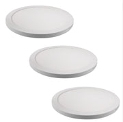 Plafoniera led incasso 30 watt cct slim tonda alimentatore incluso pezzi 3