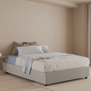 Arnoldi, Letto Piazza e Mezza Materasso Incluso Made in Italy, Bianco