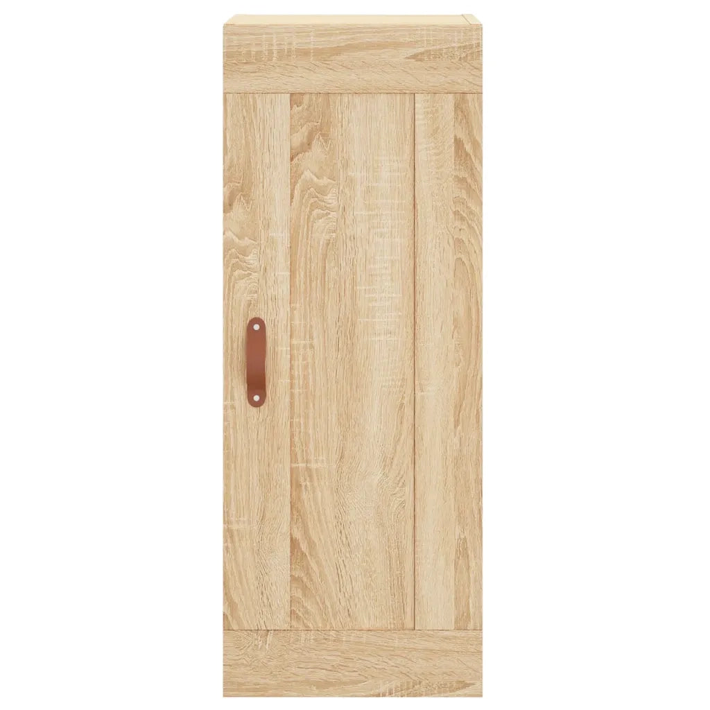 vidaXL Mobile a Parete Rovere Sonoma 34,5x34x90 cm Legno Multistrato