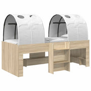 Letto con Tunnel 3 pz Rovere Sonoma e Bianco 3423557