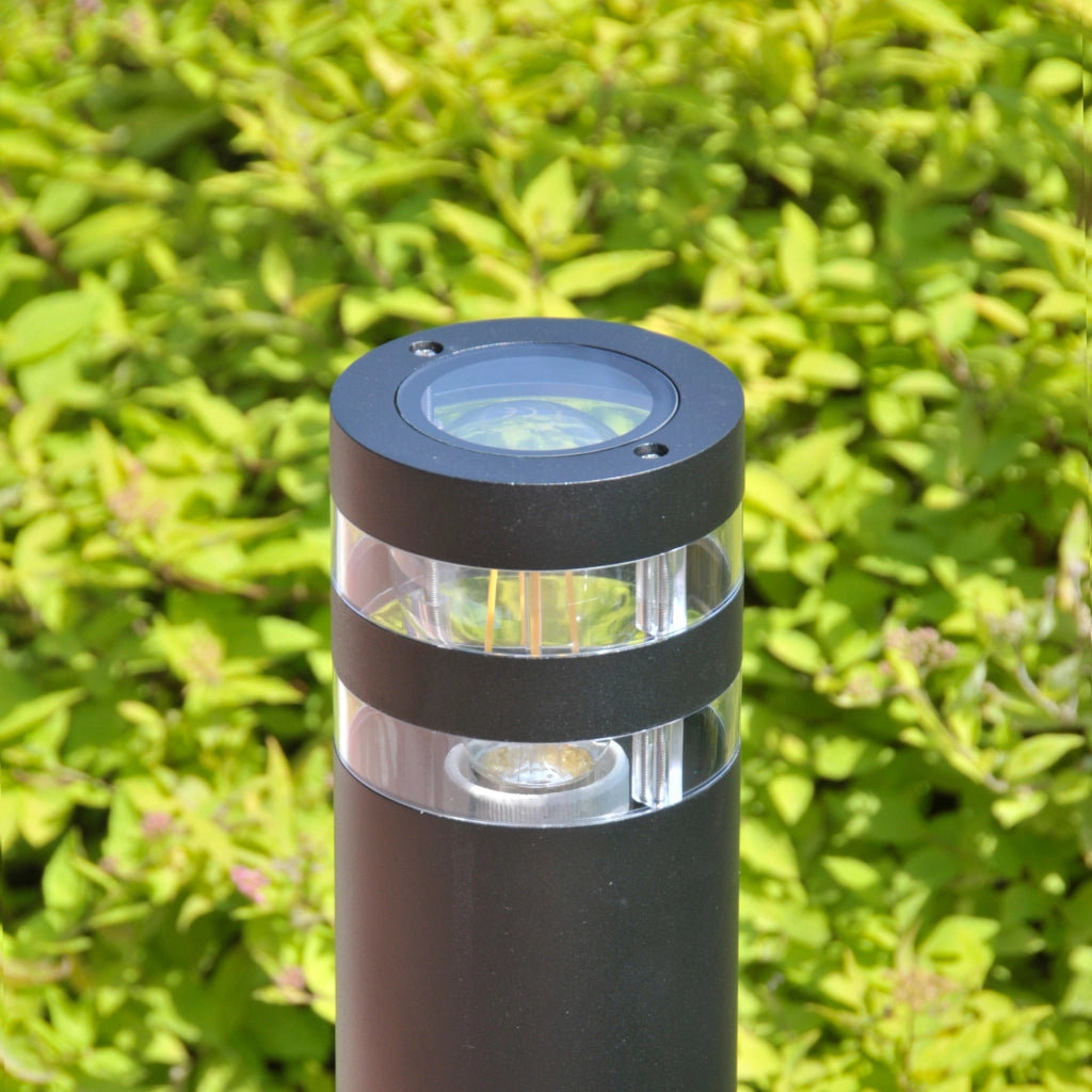 Lampada da esterno 74 cm nera E27 Rino Polux IP54