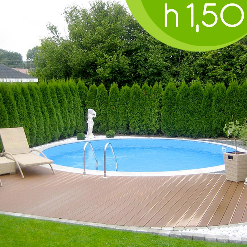 Piscina interrata circolare CLIO 400 -  4,00 x h 1,50 m