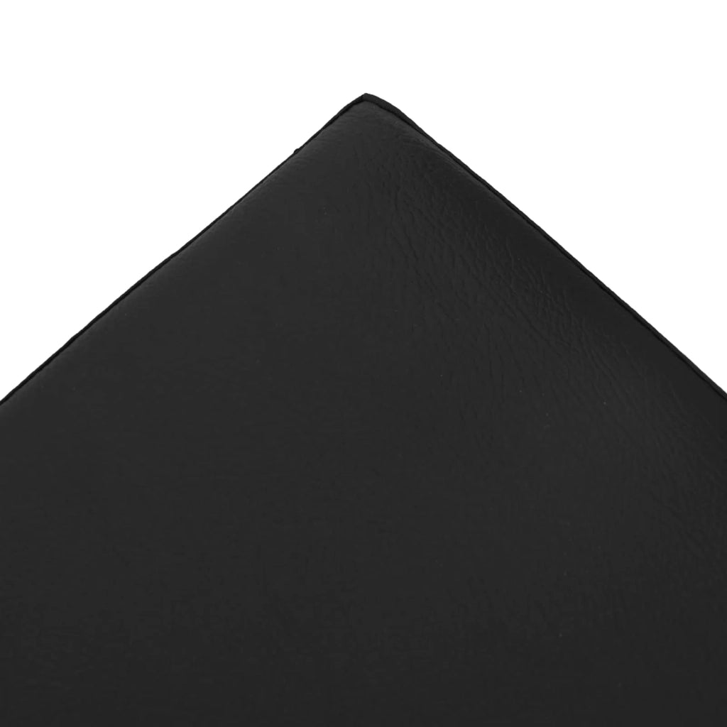 Panchina di stoccaggio pieghevole Nero PVC 42045233