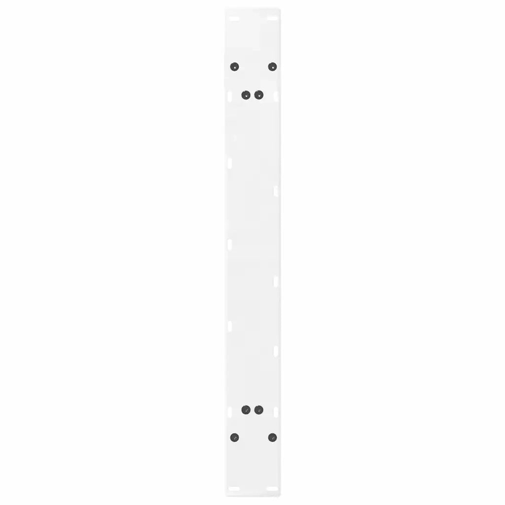 Gambe per tavolo da pranzo a forma di A 2 pz bianche 100x(72-73) cm in acciaio
