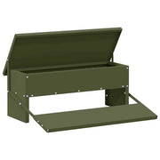 Mangiatore a Pedale per Pollo Verde oliva 48,5 x 39,5 x 19 cm CFW3485467