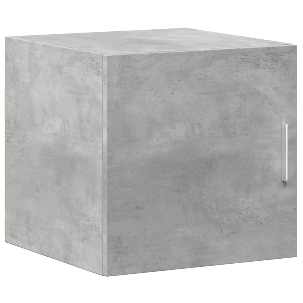 Mobile contenitore alto multifunzionale 40 x 42,5 x 225 cm ottimizzazione dello spazio 6 scomparti in legno composito grigio cemento 02_0055558