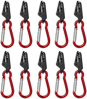 Clips per Telo - 10 Pezzi - Clip per Telo - Accessori per Tende/Camping - Clip per Telo - Utilizzo Facile - Progettazione Compatta - Clip per Telo