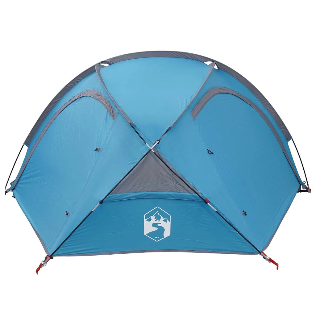 Tenda da trekking con telo impermeabile 2 persona 2 persone Blu 42042215