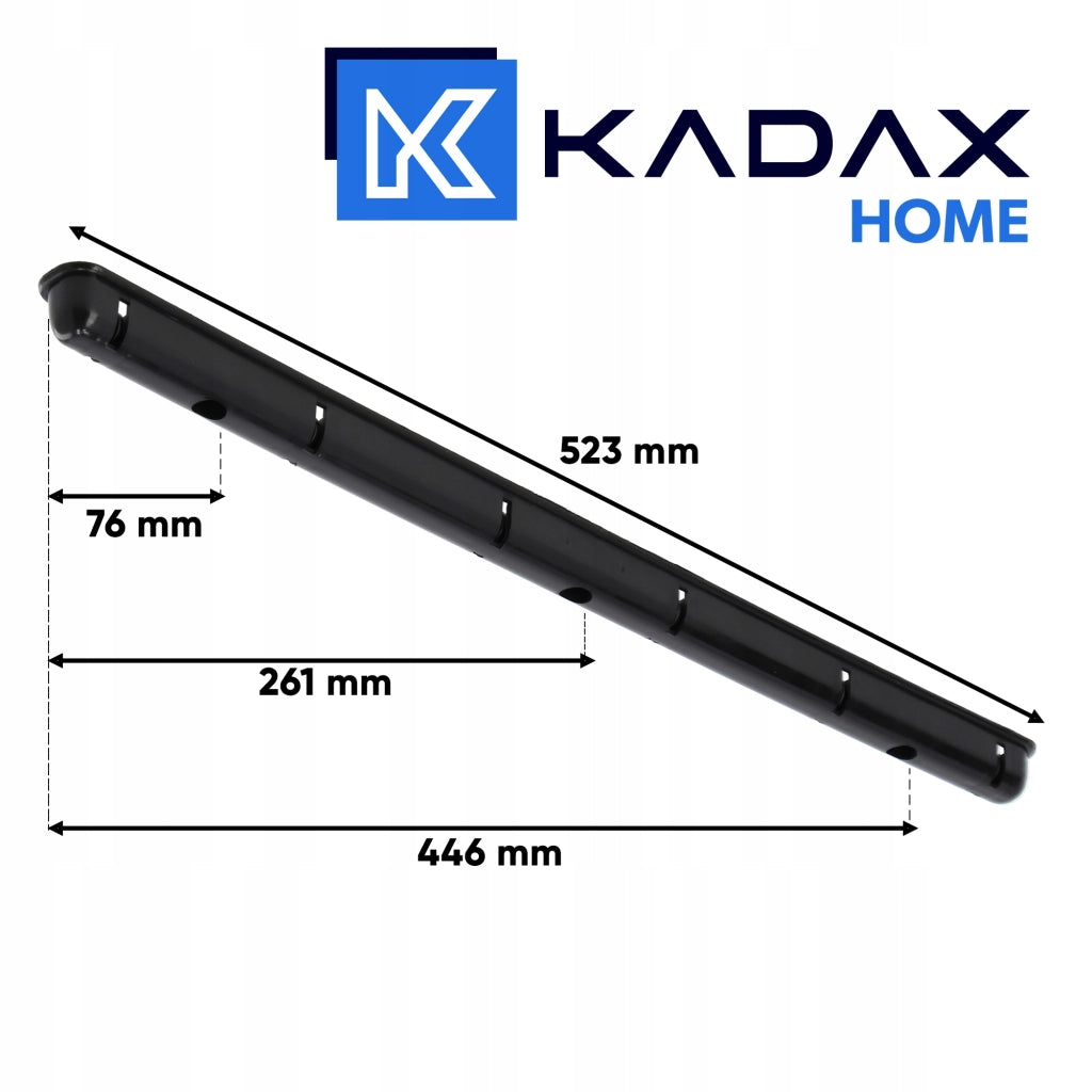 Stendibiancheria da soffitto KADAX per bagno, 6 barre, 110 cm, resistente e robusto.