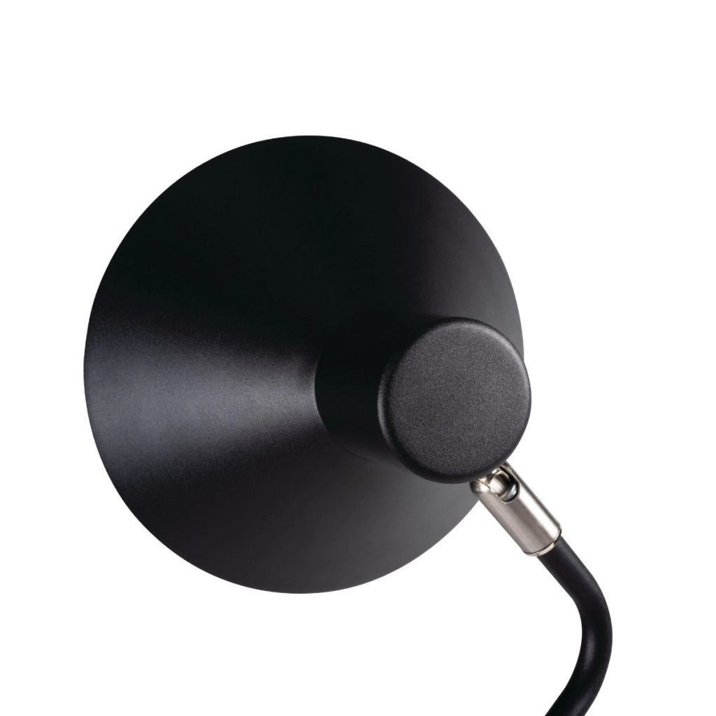 Lampada da tavolo nera allungata Nedia E14 10W Kanlux