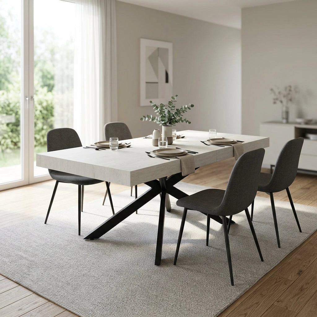 Tavolo da pranzo allungabile 160/240x90 - POTHOS