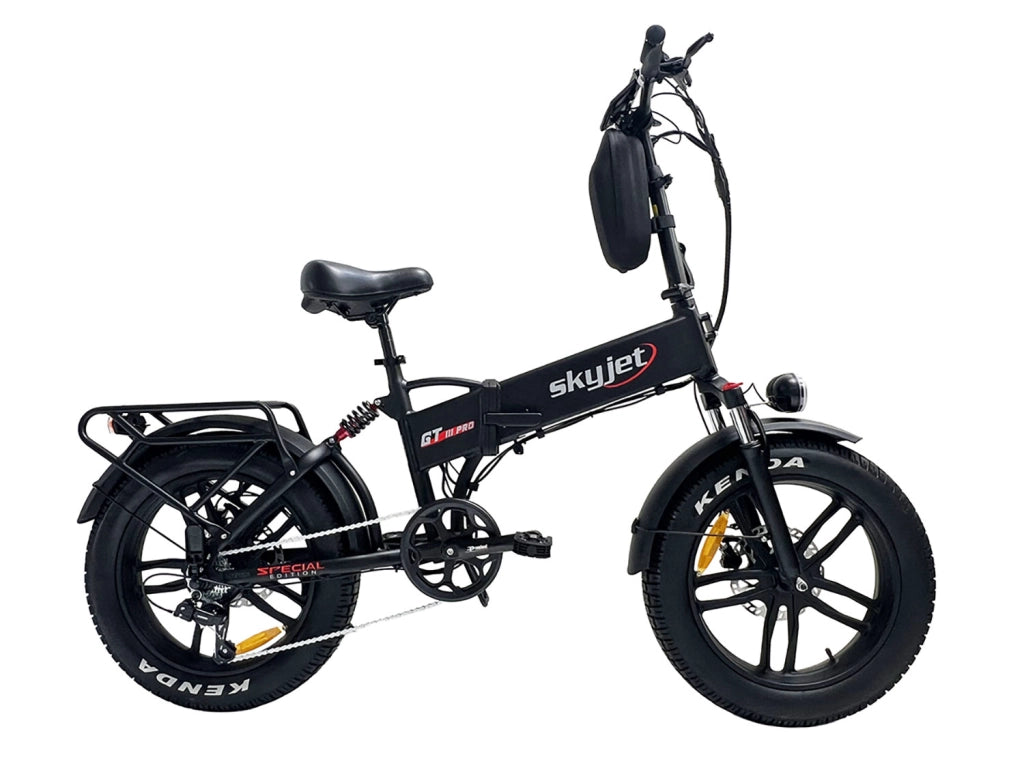 Bicicletta Elettrica GT3 PRO 250W con Freni Idraulici Display XXL e Chiave NFC Nero