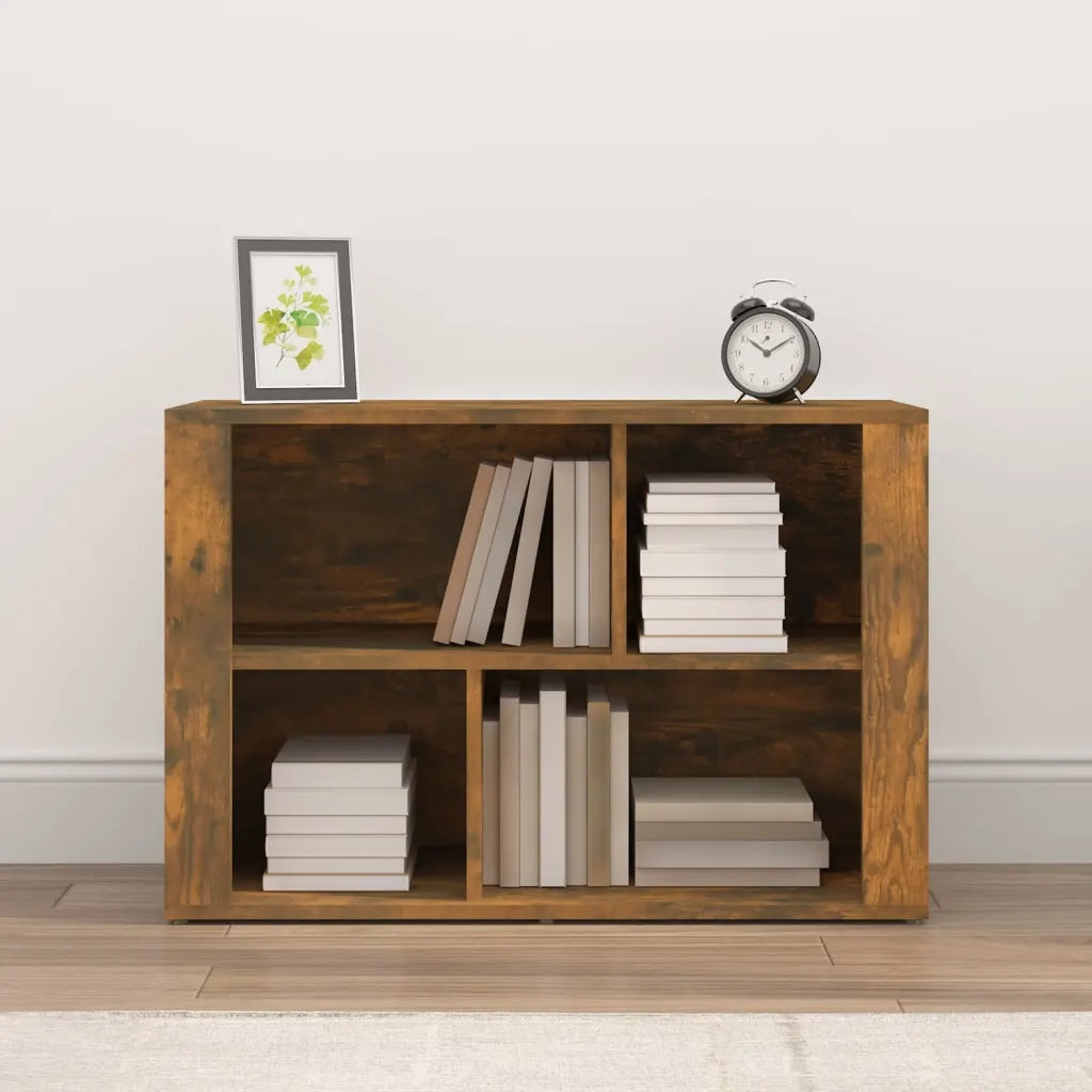 Credenza-Buffet-Armadio da cucina Rovere Fumo 80x30x54 cm in Legno Multistrato