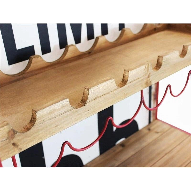 MOBILE CLAYTON IN LEGNO E METALLO 80.5 X 37 X 152. 5 CM