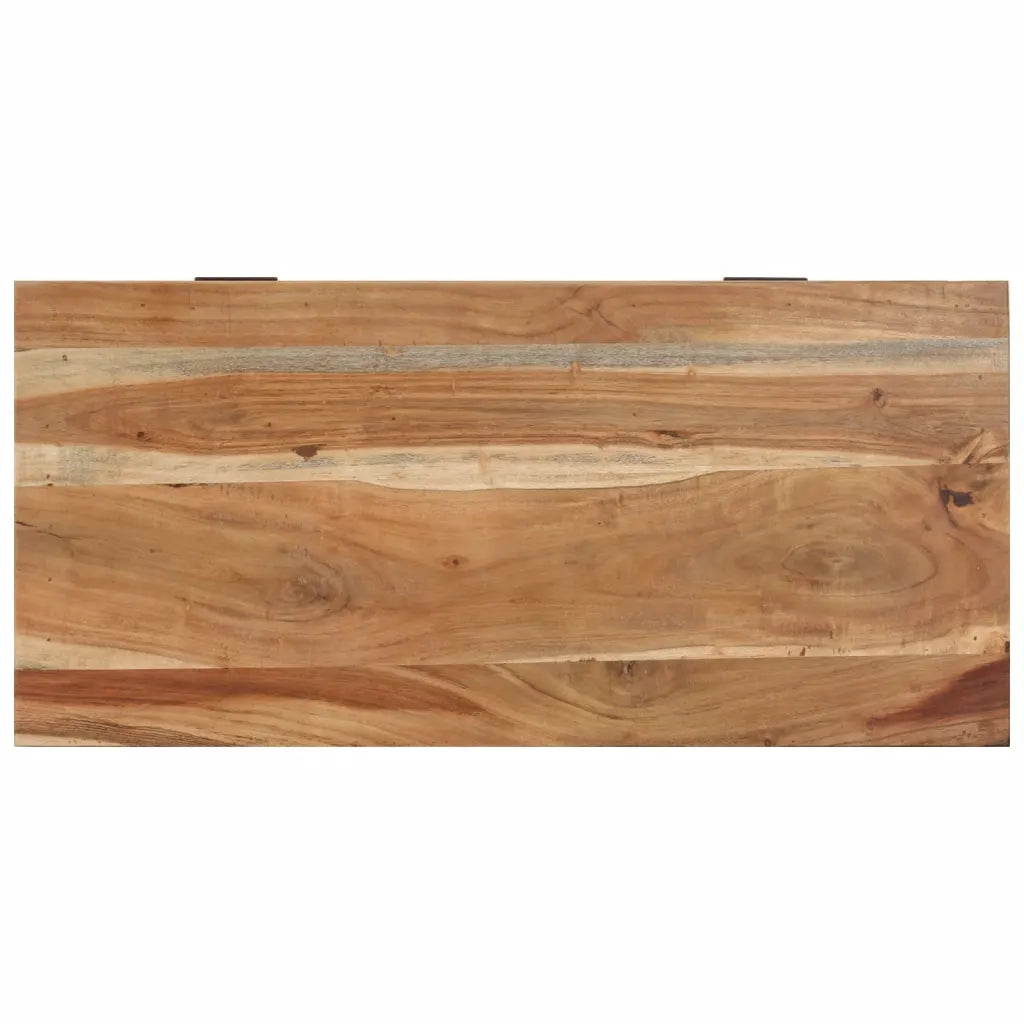 Panca con Scarpiera 85x40x45 cm in Legno Massello di Acacia 337826