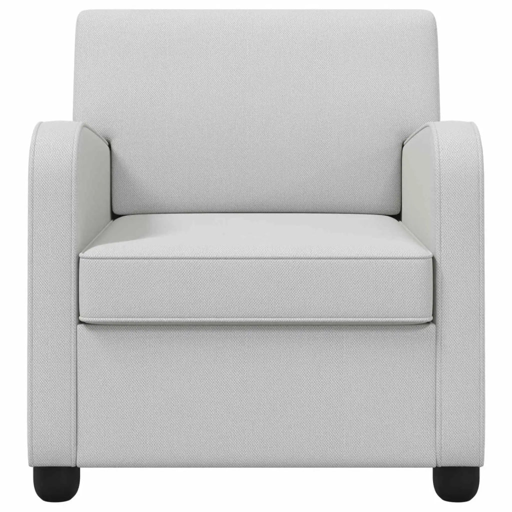 Poltrona Grigio Chiaro Velluto 42043451