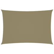 Vela ombreggiante/ombrellone rettangolare 3 x 5 m in tessuto Oxford beige 02_0009679