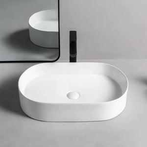 Lavabo Da Appoggio In Ceramica Rea Nadia 60