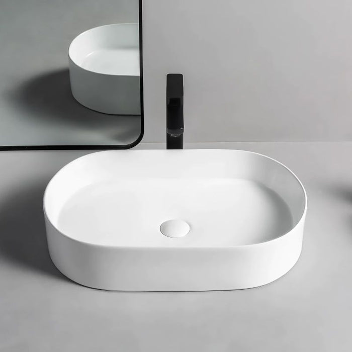 Lavabo Da Appoggio In Ceramica Rea Nadia 60