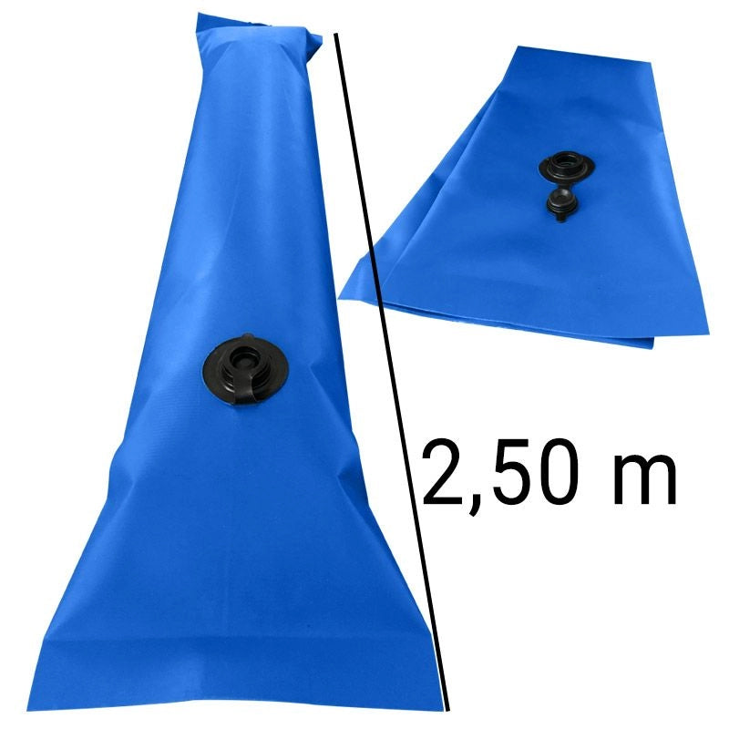 Salsicciotto Polartex Watertube in Pvc Armato 600 gr/mq con tappo a pressione Lunghezza: 2.50 m, Colore: Azzurro
