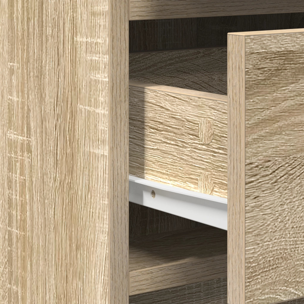 Sideboard Rovere Sonoma 40x41x75 cm Legno ingegnerizzato