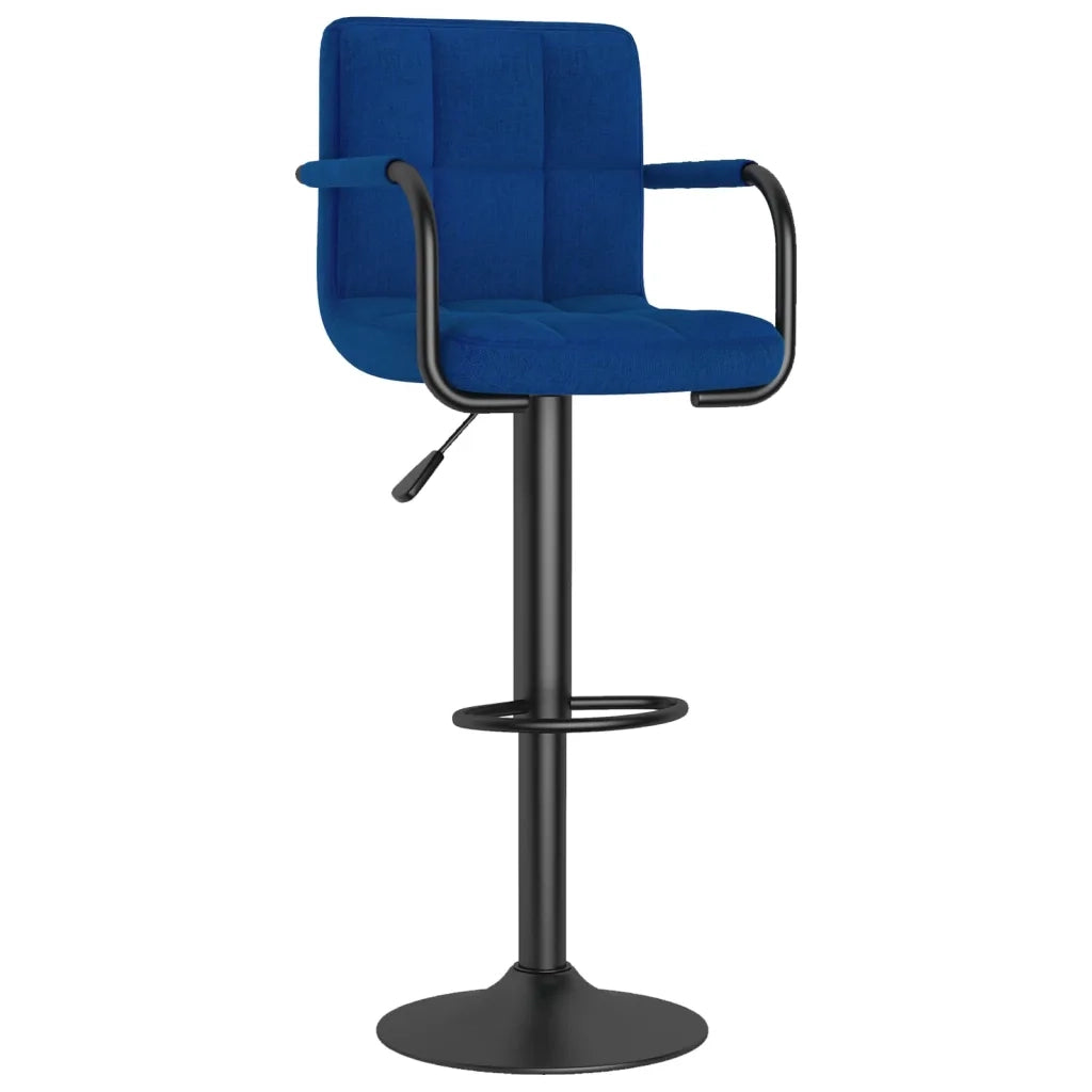 Sgabello da Bar Blu in Tessuto 334629